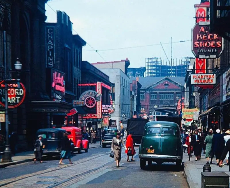 Street scene in Pittsburgh