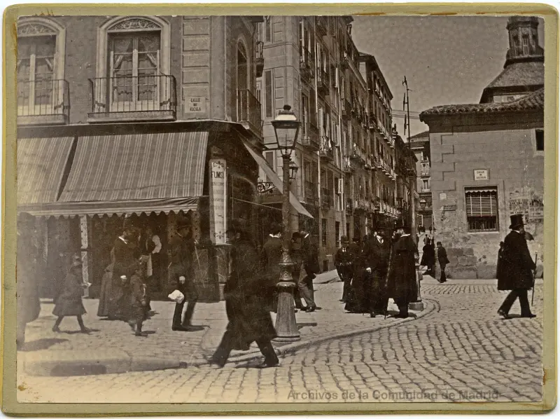  Calle Alcalá donde hoy comienza Gran Vía