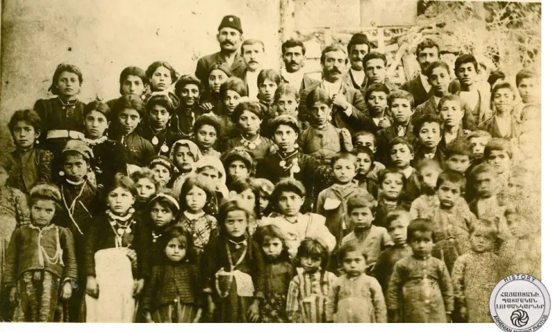 Pupils of Hazari village school