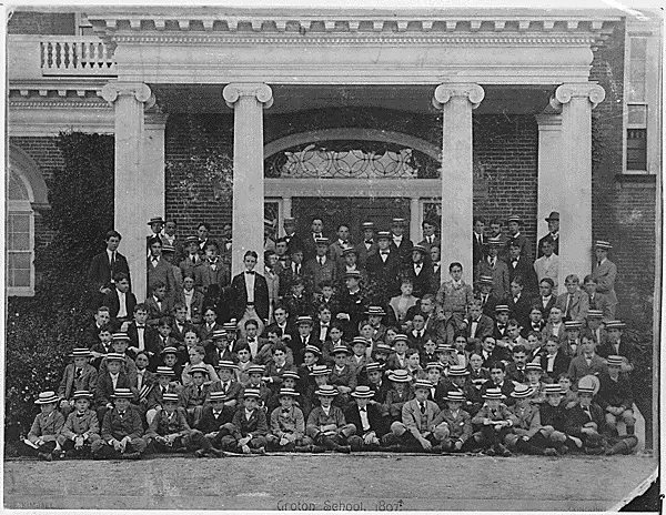 Franklin D. Roosevelt and Students 