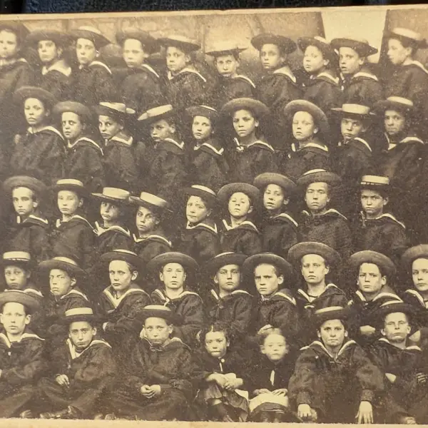 Children dressed as sailors
