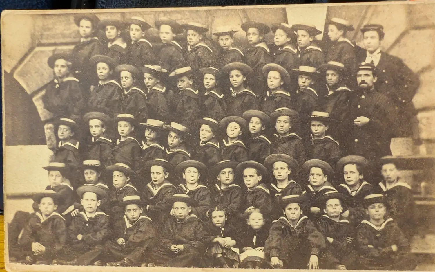 Children dressed as sailors