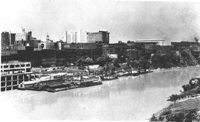 Nashville from across the Cumberland River
