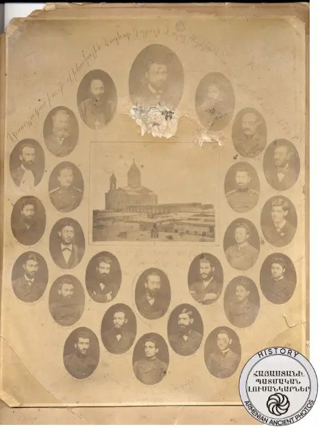 The Armenian teaching group of Alexandrapol State Spiritual School