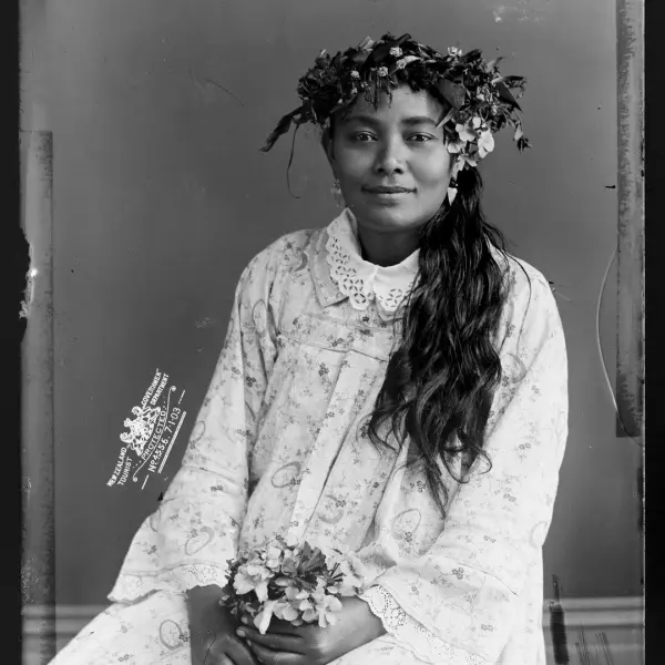Portrait of a Pacific woman