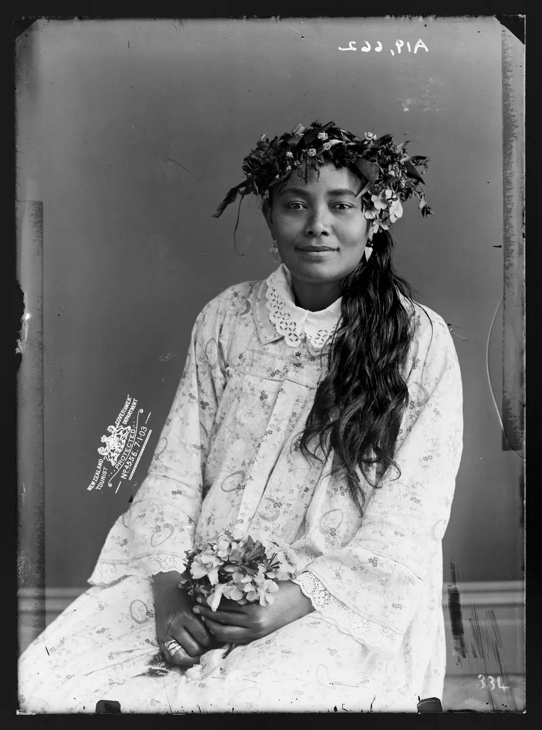 Portrait of a Pacific woman