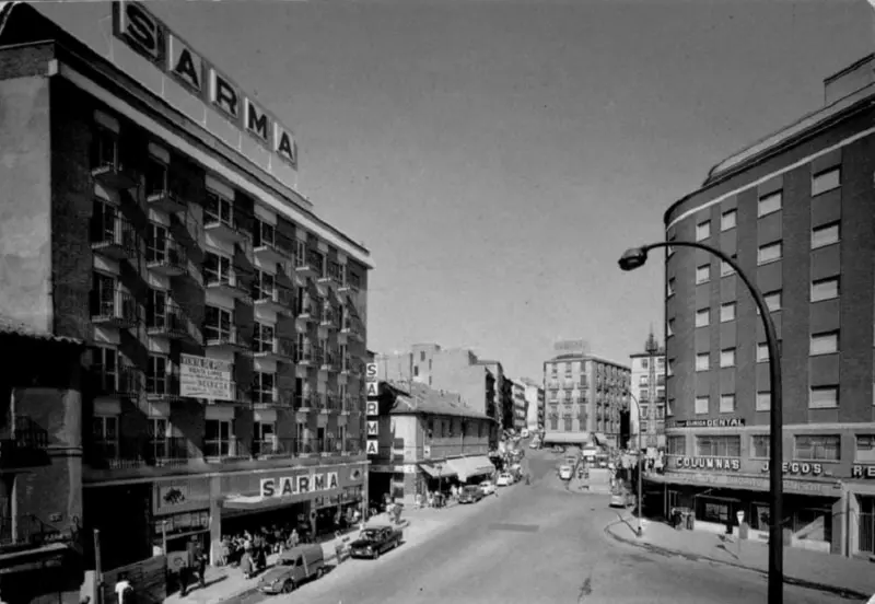 Tarjeta Postal de la Plaza de Lavapiés