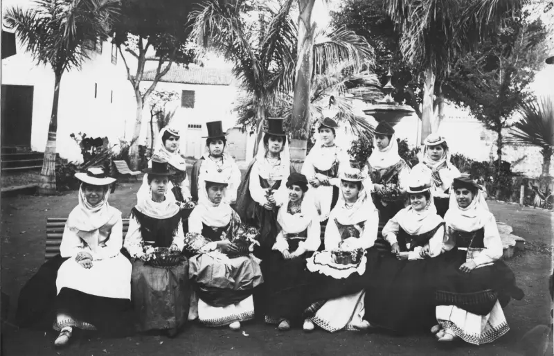 Visita de Alfonso XIII a La Palma.