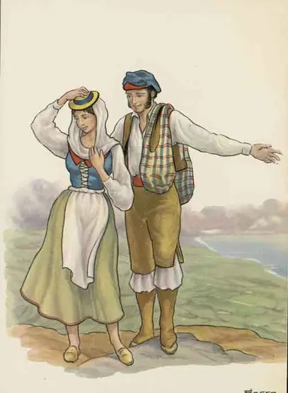 Traje típico de Tijarafe.