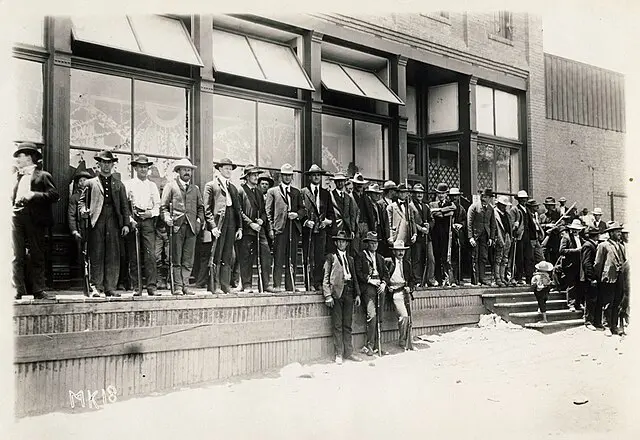 Guardia armada durante la huelga de Cananea. 