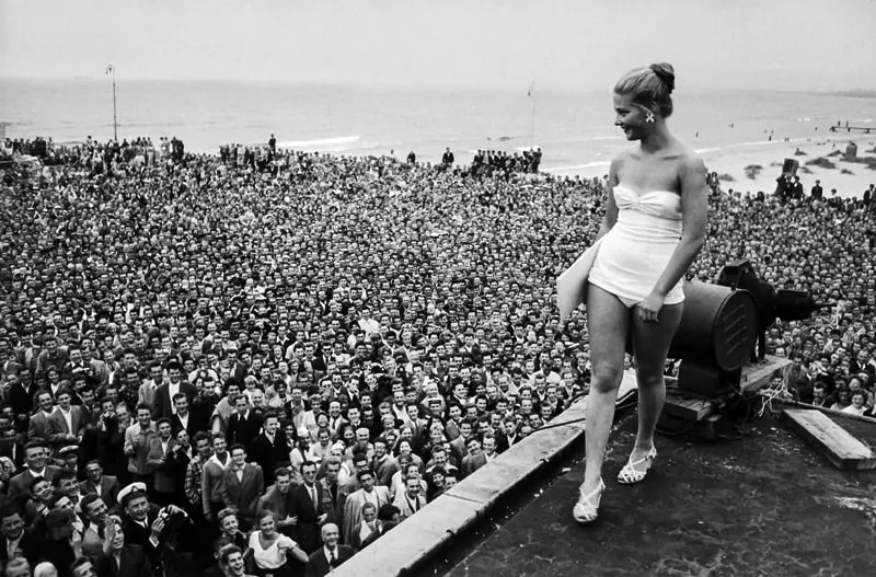 Election of the first beauty queen in Poland