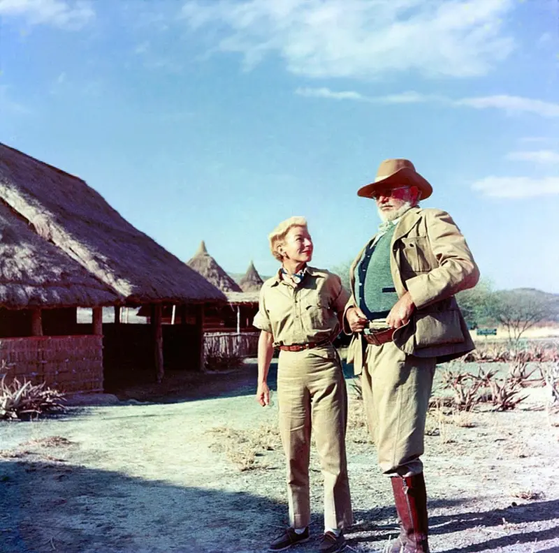 Ernest Hemingway on Safari