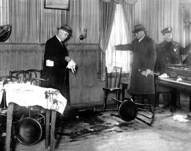 Crime Scene Where Al Capone Shot a Man