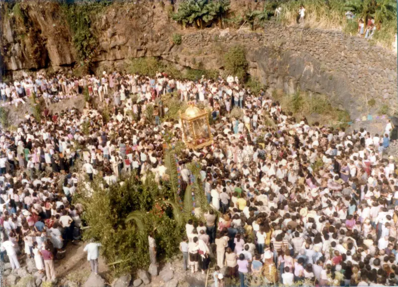 Bajada de La Virgen, 1980