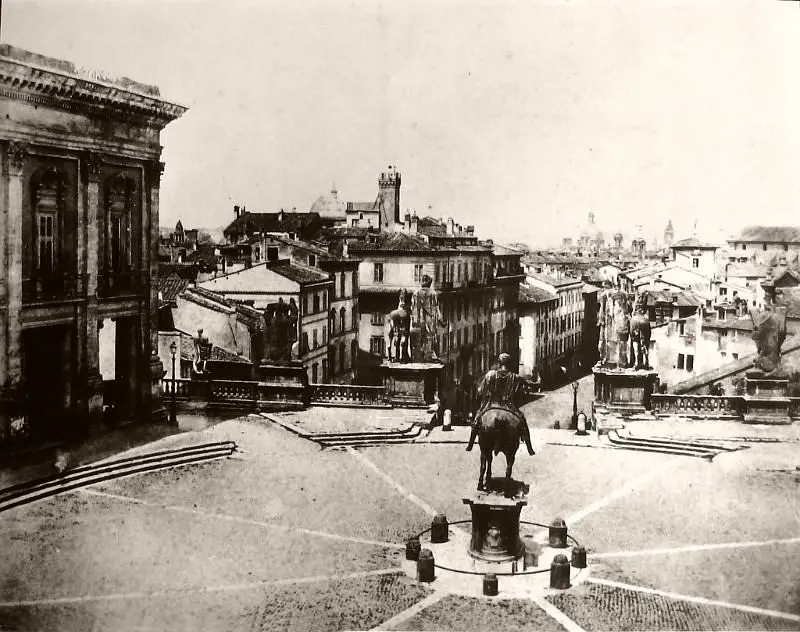 Piazza del Campidoglio from Palazzo Senatorio