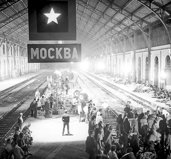 Rodaje de "Doctor Zhivago" de David Lean