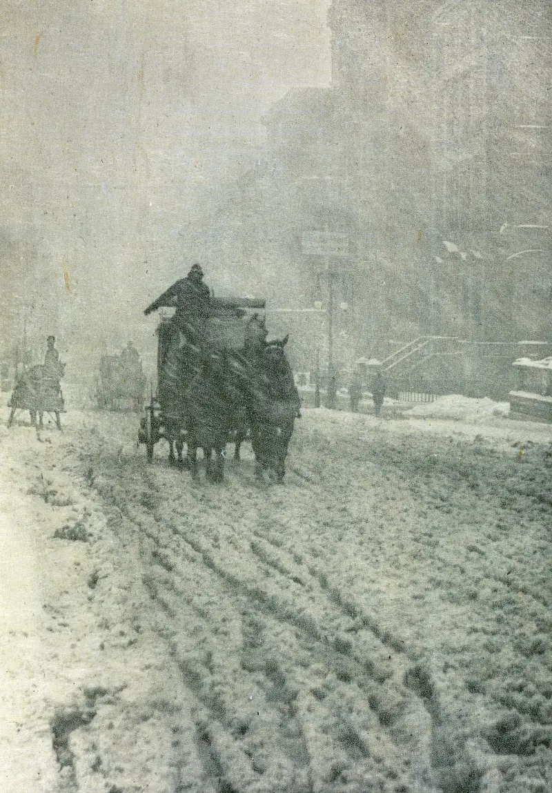 Winter – Fifth Avenue by Alfred Stieglitz