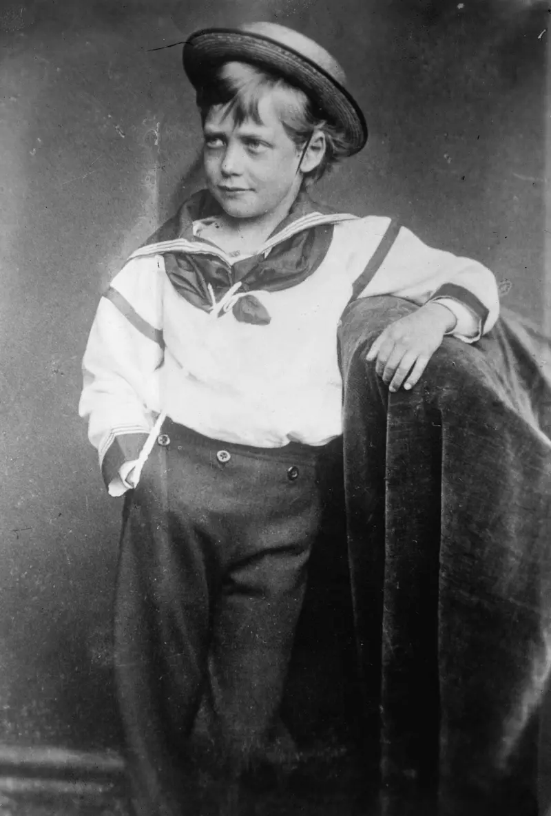 King George V of the United Kingdom as a boy