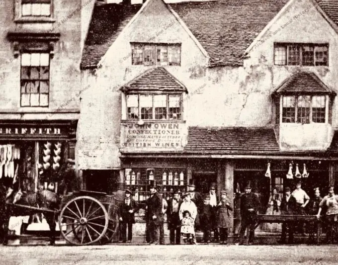 Dudley Market place in 1855