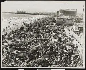 Crowded Venice Beach