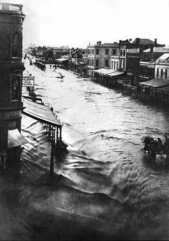 The great flood of 1862.