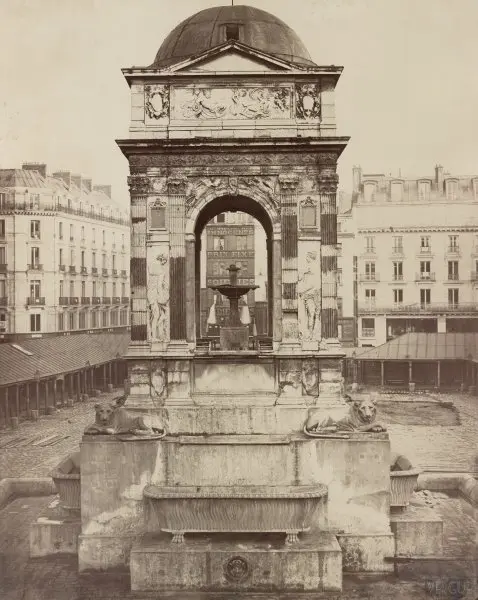 Marché et fontaine des Innocents.