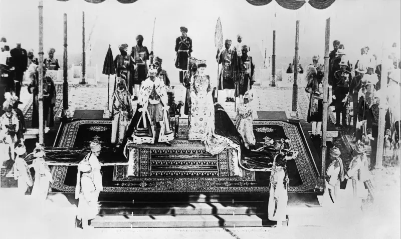 George V and Queen Mary at Delhi Durbar 