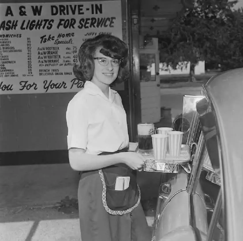 A&W Root Beer drive-in