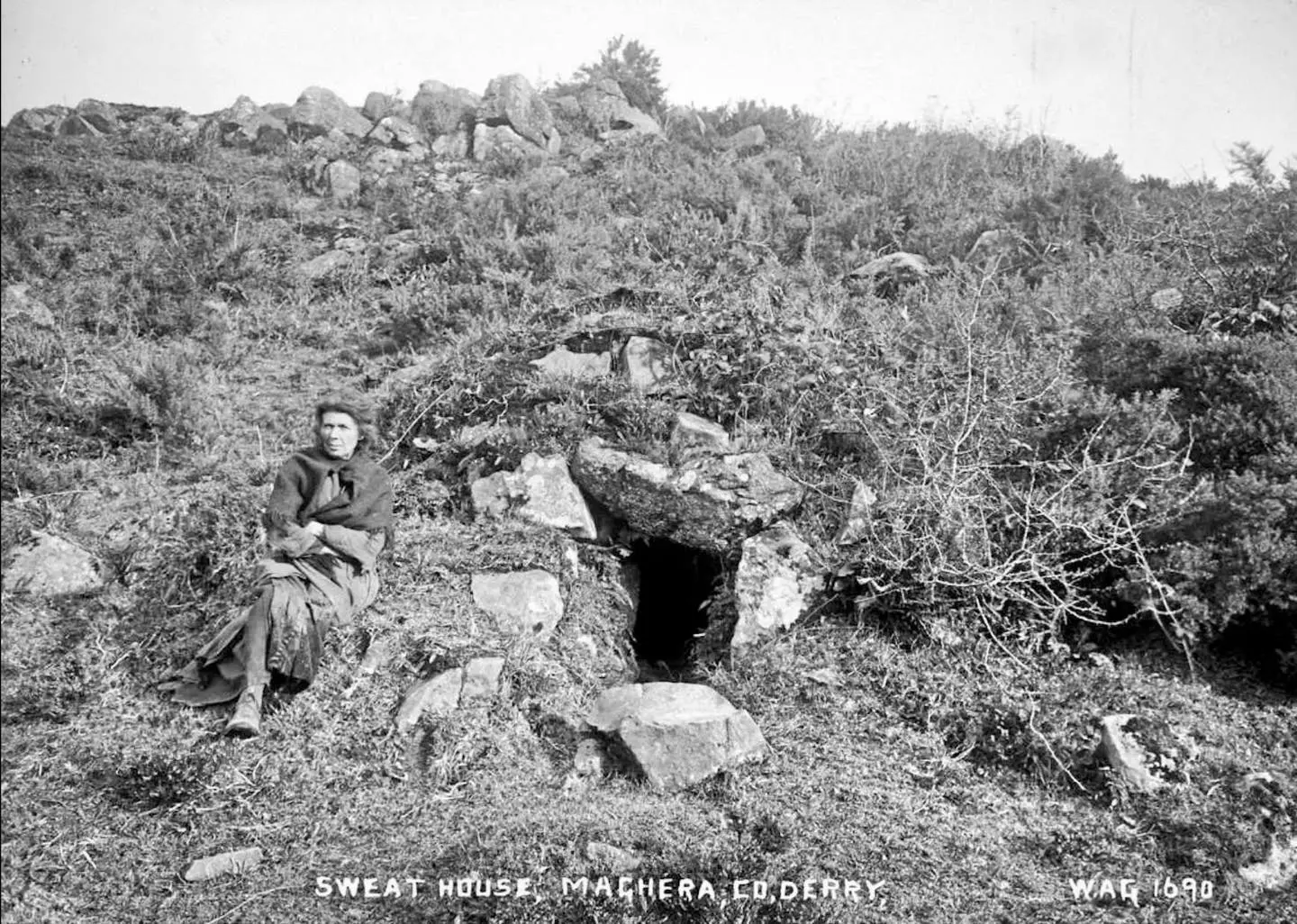 Entrance of an old Sweathouse