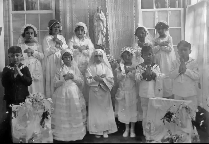 Primera comunión en La Palmita.