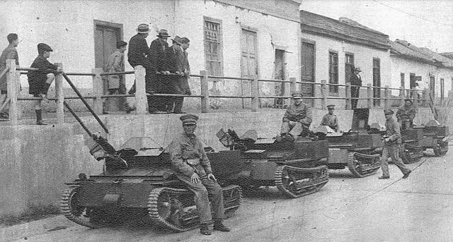 Tropas de infantería del Regimiento Yungay