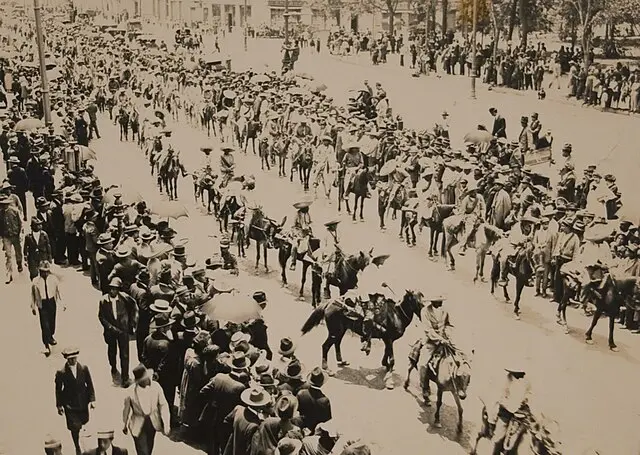 Entrada de zapatistas en Ciudad de México