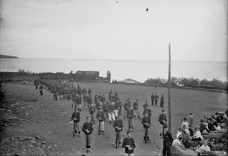 Batallón 20 La Palma en Las Explanadas.