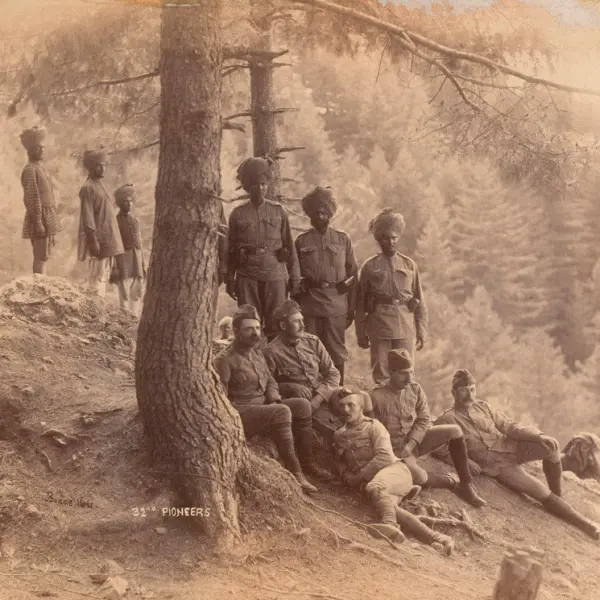 British officers 