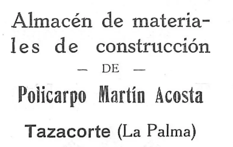 Policarpo Martín Acosta.