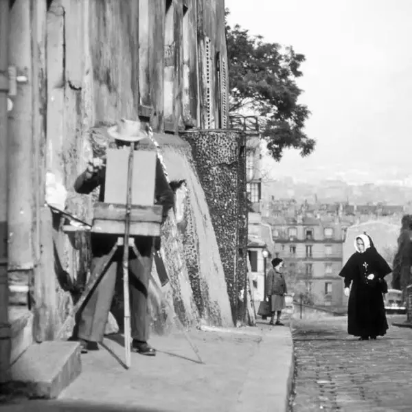 Monja en Montmartre.