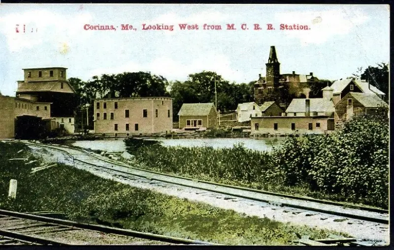 LOOKING WEST FROM THE STATION