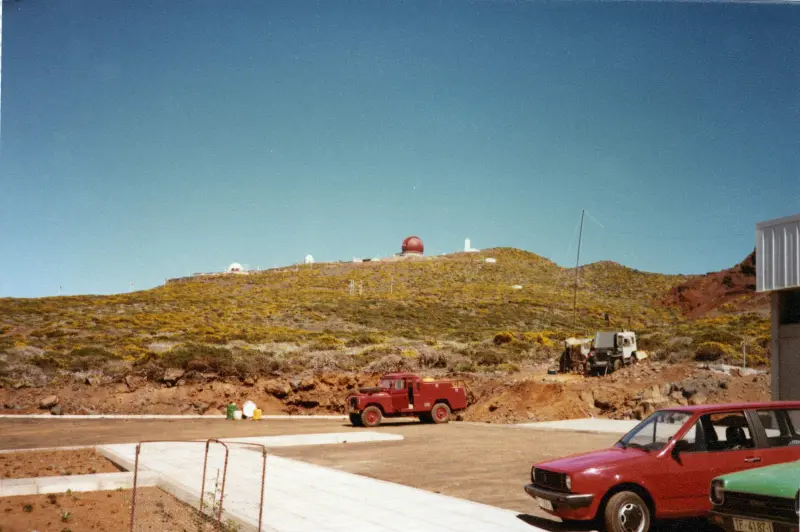 Preparativos inauguración Roque de Los Muchachos