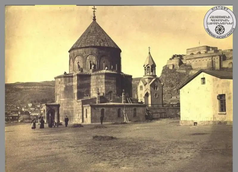 The Bell Tower and the Castle of the Holy Apostle Church in Kars