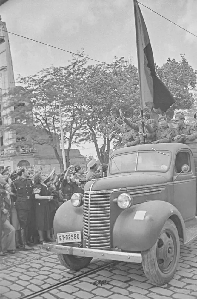 Llegada de la División Azul