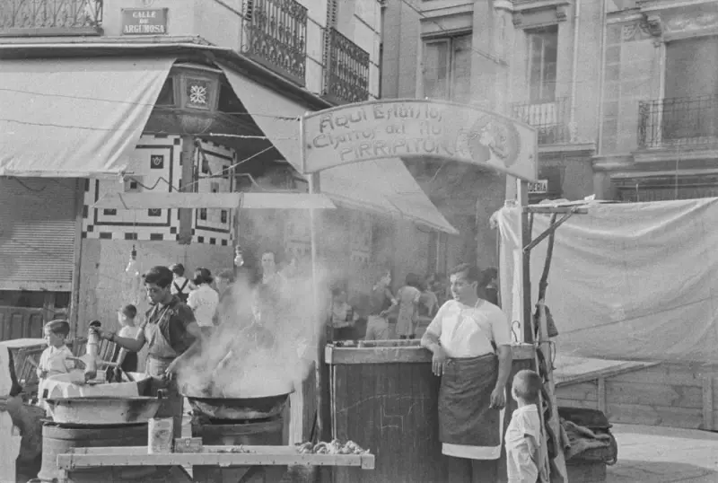 Puesto de churrero.