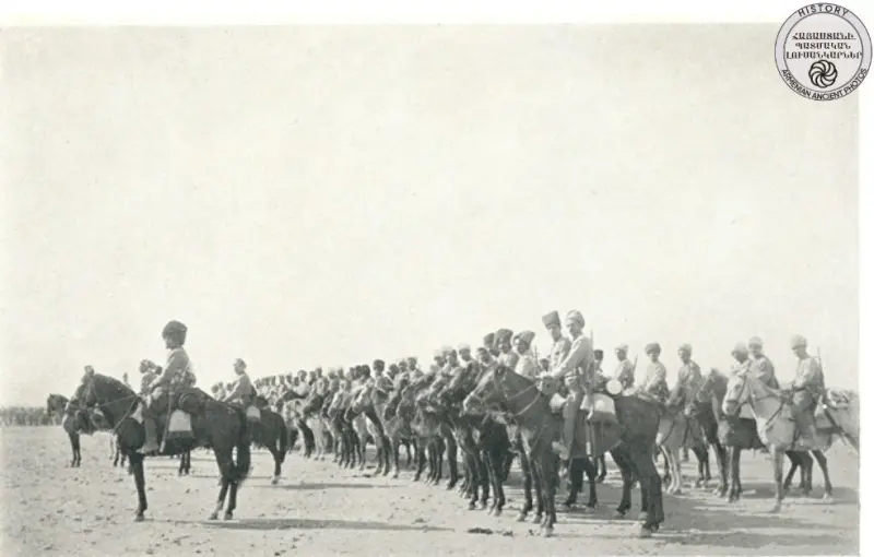 Horsemen of the 5th Armenian Regiment