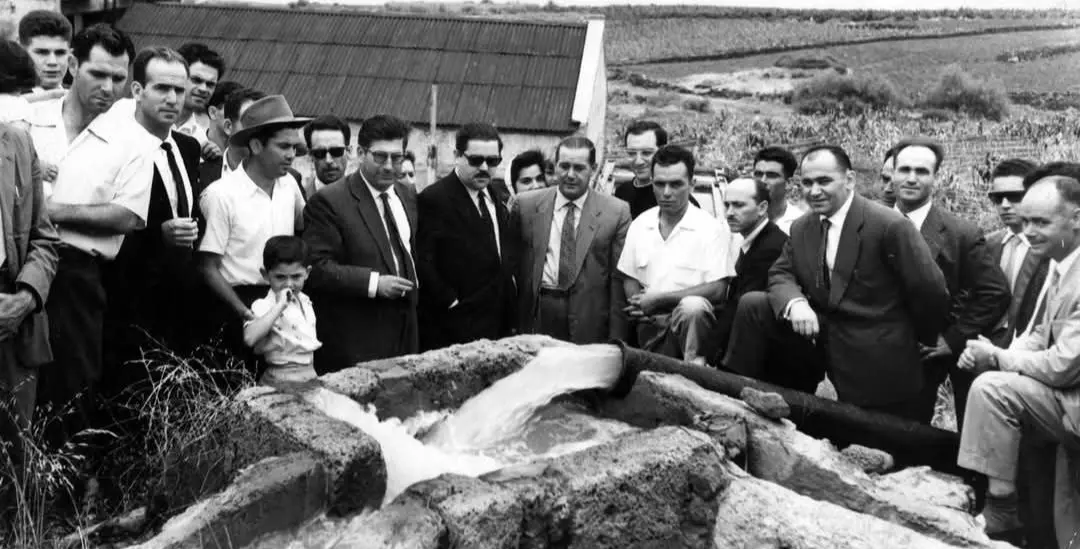 Primer bombeo en el Pozo