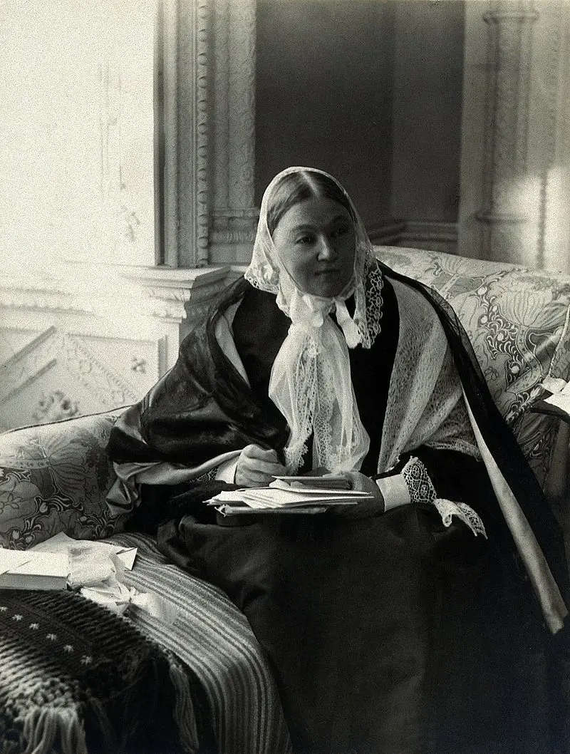 Florence Nightingale. Photograph by Millbourn