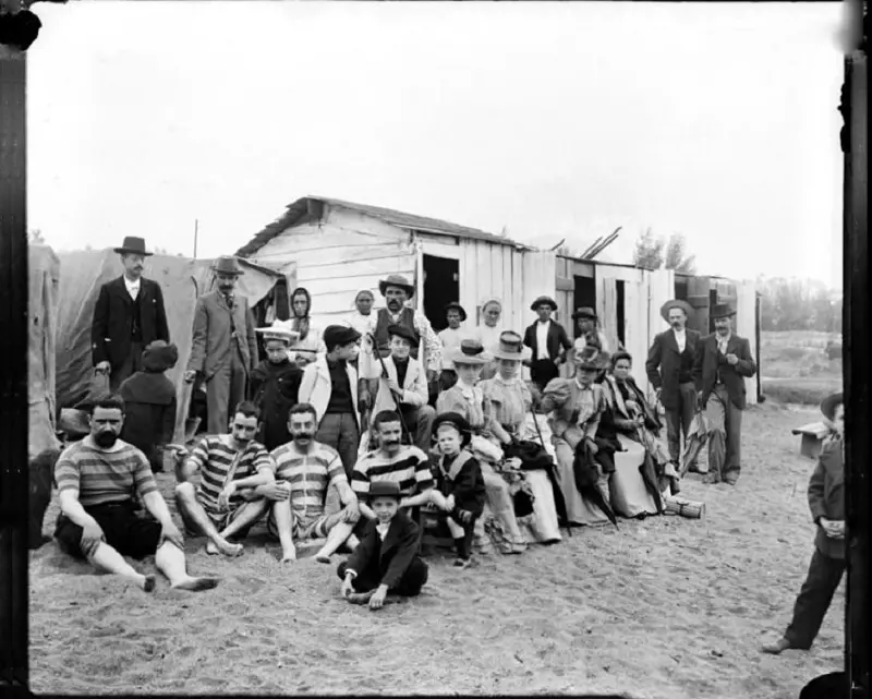 Veraneantes no areinho 