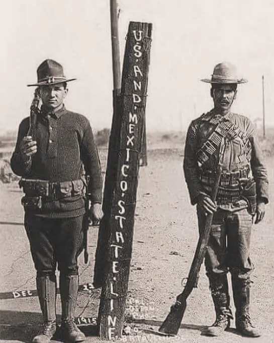 Frontera en el norte de Mexico.