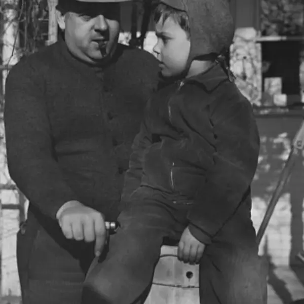 Earle Landis freezing ice 