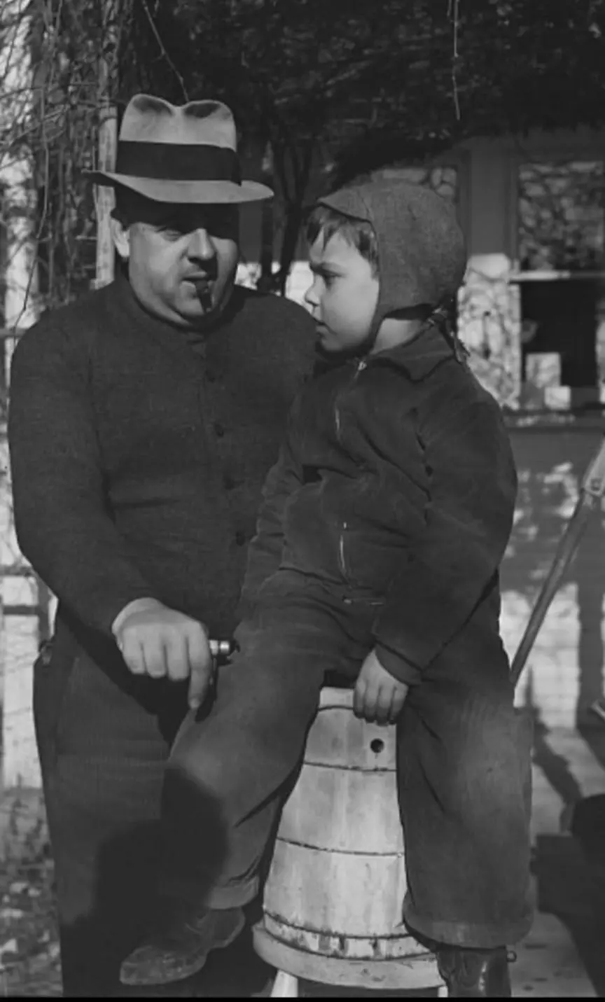 Earle Landis freezing ice 