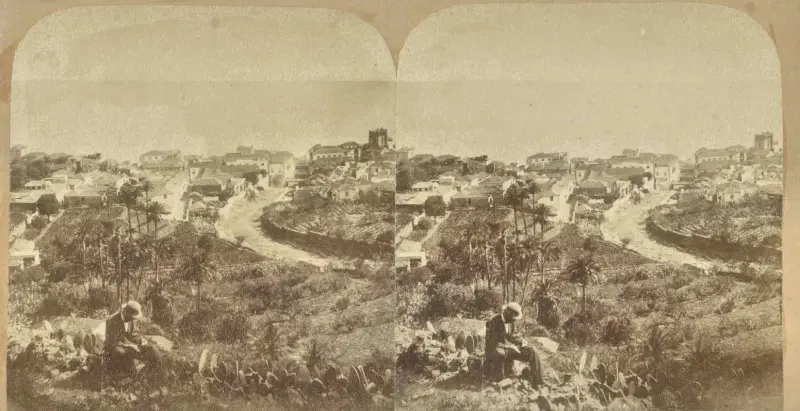 Santa Cruz de La Palma vista desde La Palmita