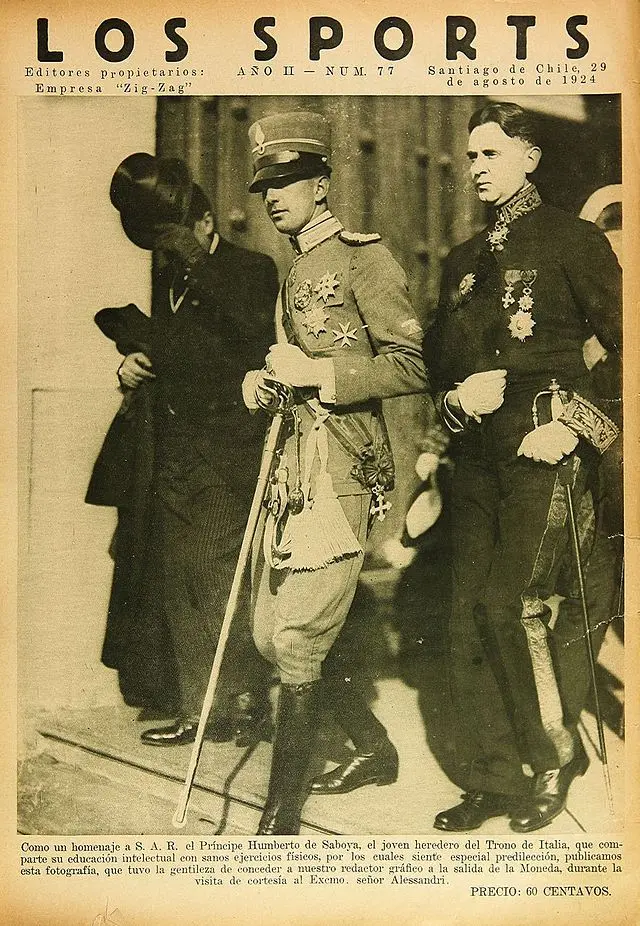 Revista Los Sports, Santiago de Chile, 29 de agosto de 1924 (Nº 77)